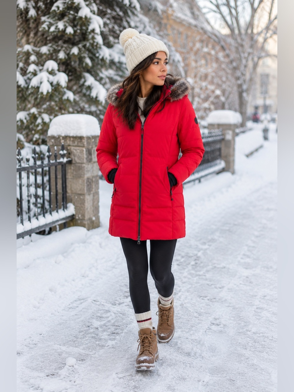McKINLEY Bright Red Winter Parka | M fits S
